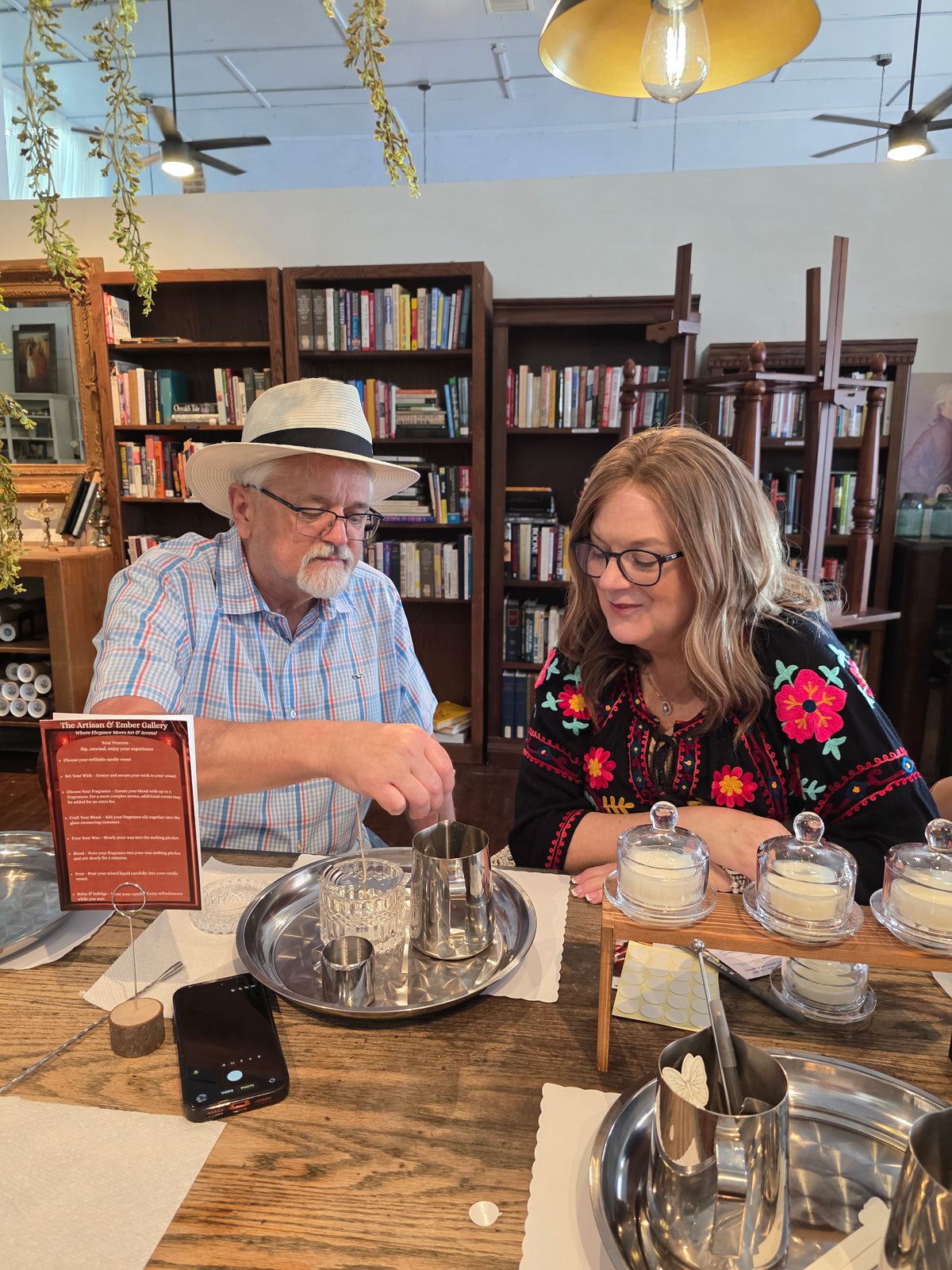 The Artisan & Ember Gallery Candle Bar