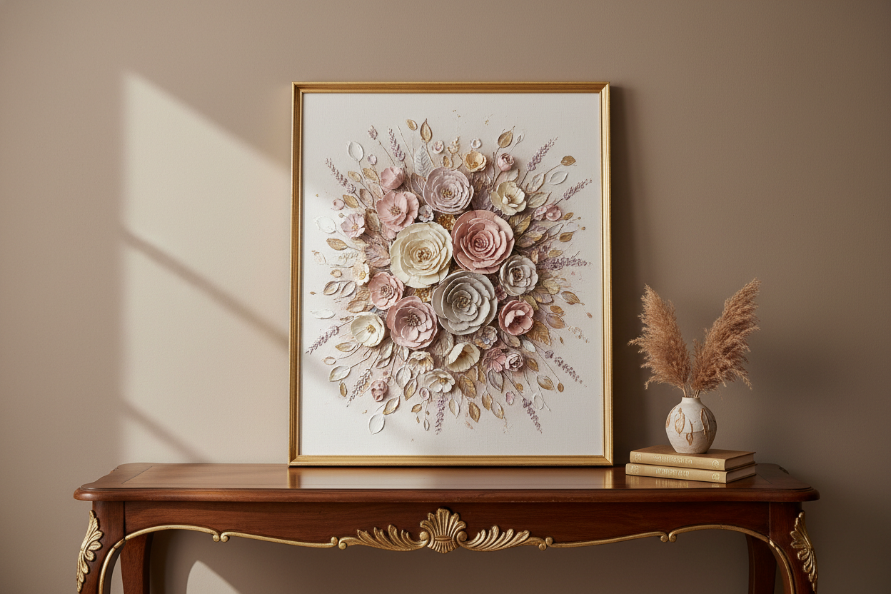 I want it to be textured wall art