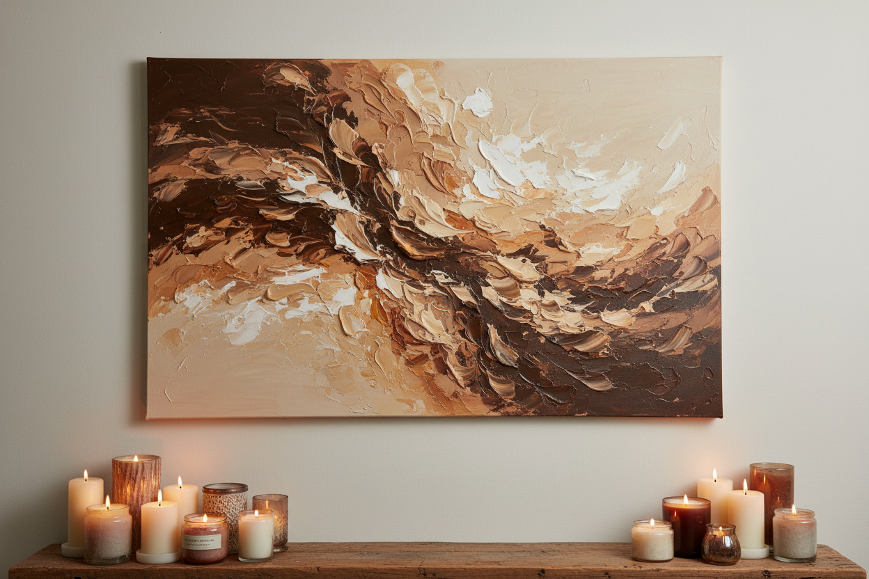 change it to more brown and beige tones