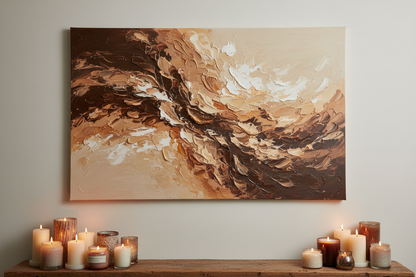 change it to more brown and beige tones