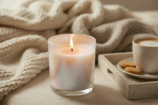 I need to see the candle in the image, make it a sweet and cozy background